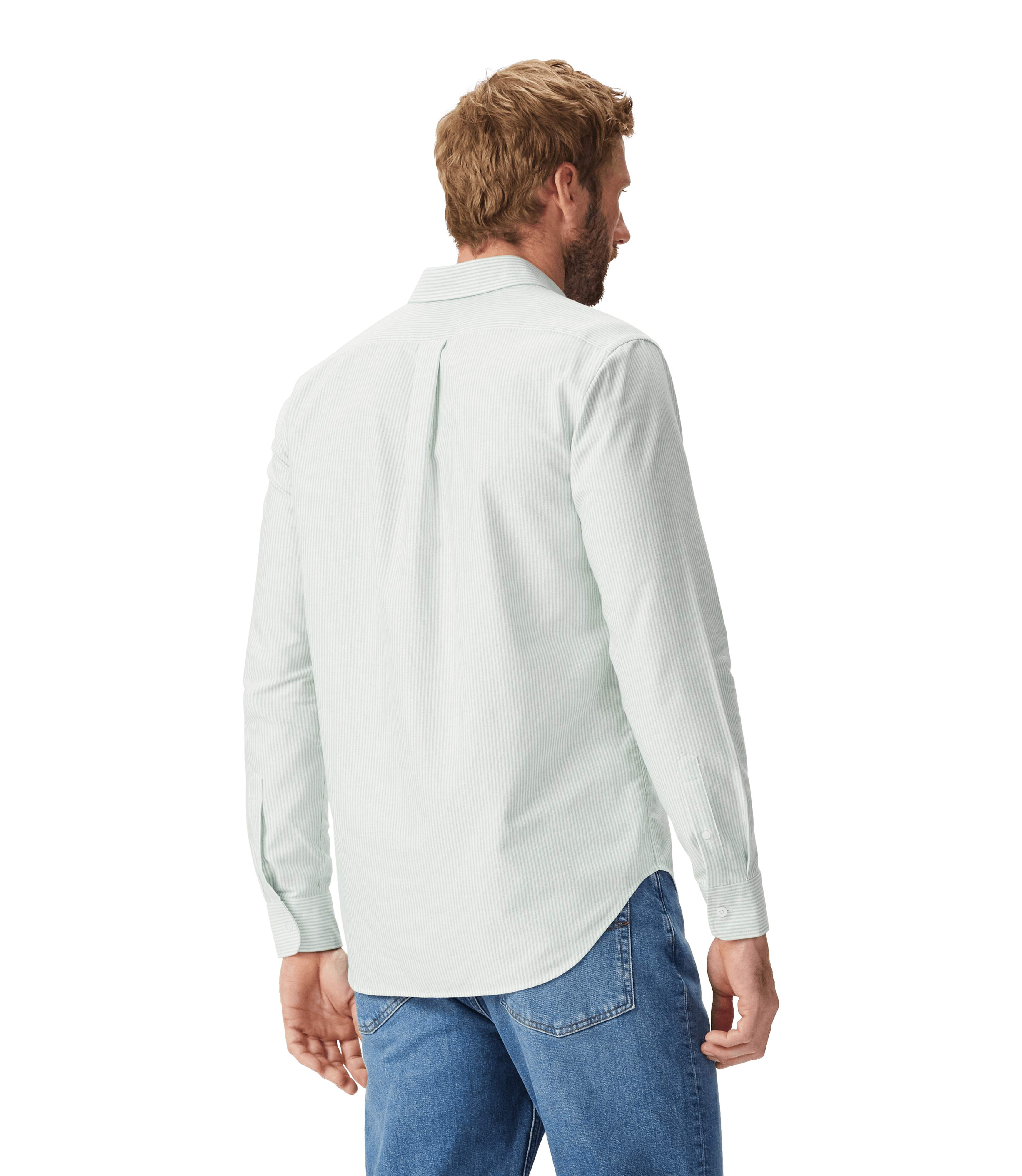 R M Williams - Regular Fit Stripe Shirt - Colour: Sky