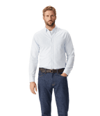 R M Williams - Regular Fit Stripe Shirt - Colour: Sky