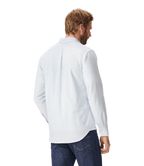 R M Williams - Regular Fit Stripe Shirt - Colour: Sky