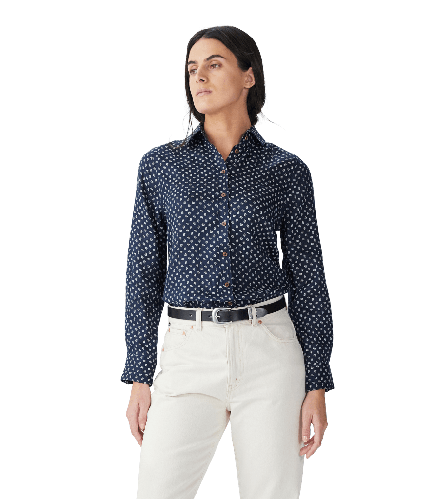 Olney Print Linen Shirt