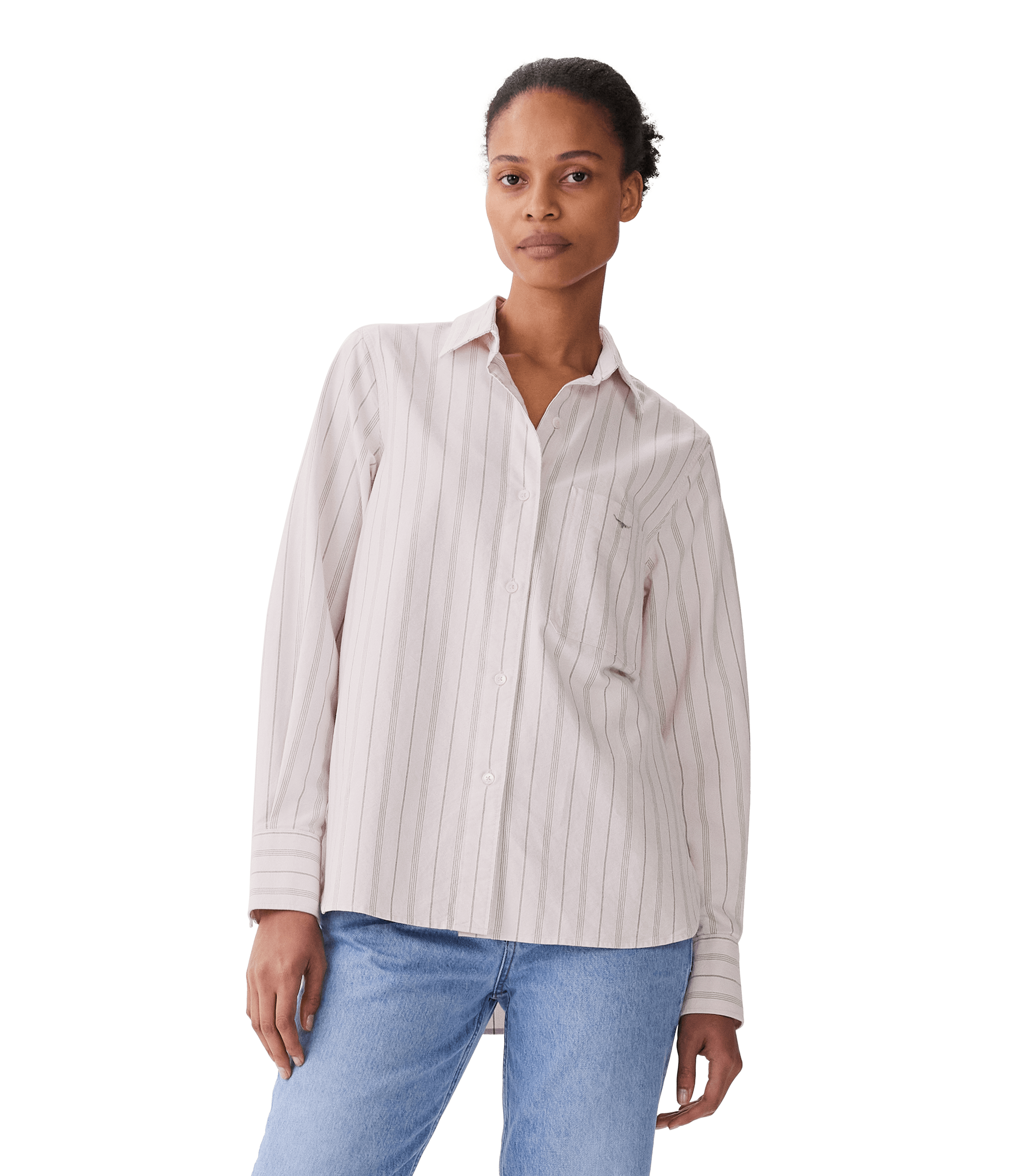 R M Williams - Crispin Straight Shirt - Colour: Pink/Green