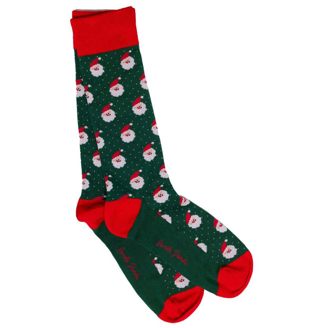 Swole Panda - Premium Eco-Friendly Bamboo Socks - Colour: Santa