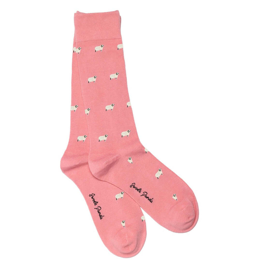 Swole Panda - Premium Eco-Friendly Bamboo Socks - Colour: Sheep
