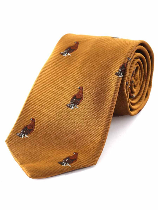 Livingston - Standing Grouse Tie - Colour: GOLD