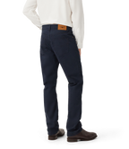 R.M.Williams Ramco 5 Pocket stretch twill in Navy – rear view worn by model