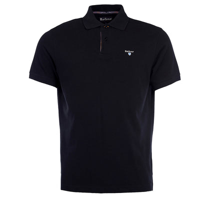 Barbour - Tartan Pique Polo Shirt - Colour: Black