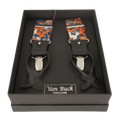 Van Buck - Braces Made From Liberty Fabric - Colour: Thorpe Orange