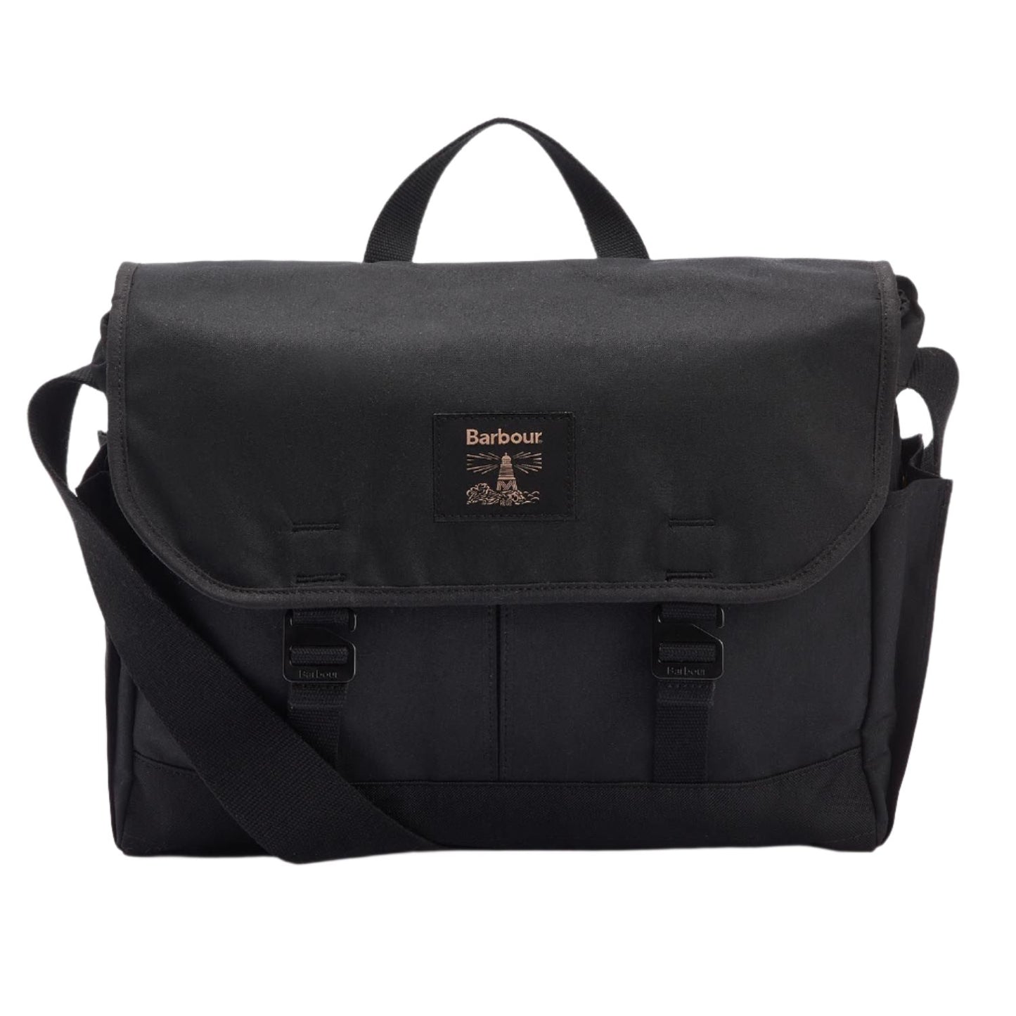 Barbour - Field Wax Messenger - Colour: Classic Black