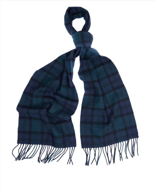 Barbour - Lambswool Tartan Scarf - Colour: Black Watch