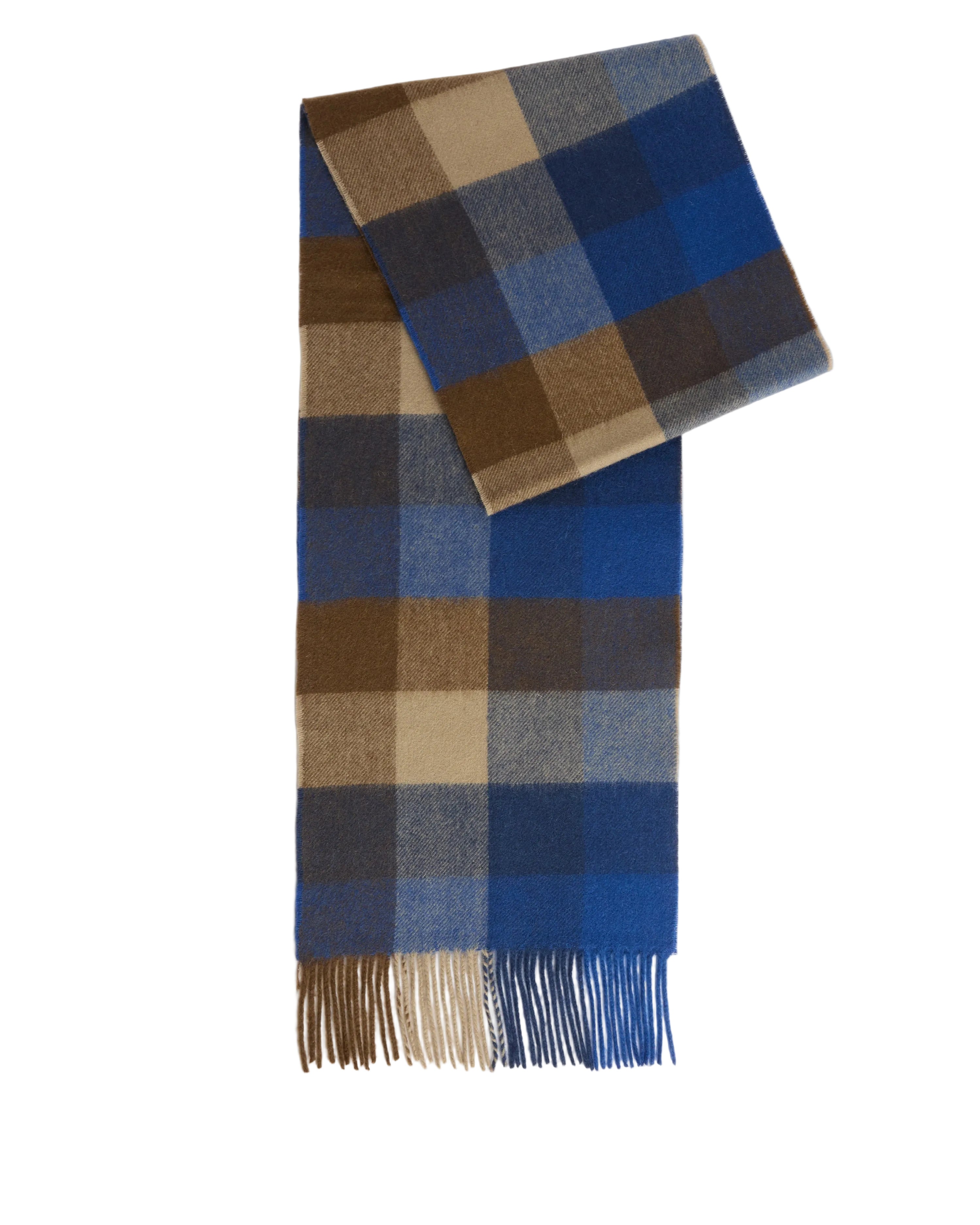 Lambswool Tattersall Scarf