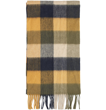 Barbour - Large Tattersall Scarf - Colour: Warm Ginger