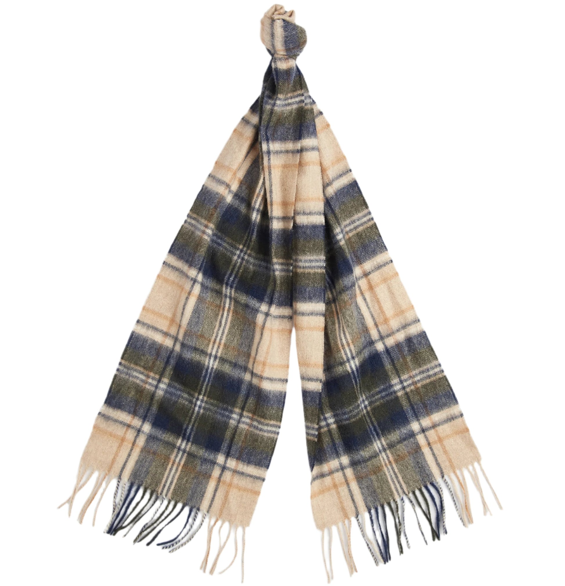 Barbour - New Check Scarf - Colour: Sand Beige