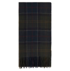 Braden Tartan Scarf in Shadow Classic Tartan – folded view