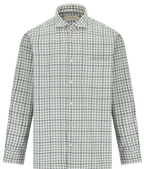 Viyella VM4611-228 Loden Green tattersall brushed cotton shirt, full front
