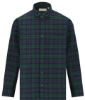 Viyella VM4613-265 Blackwatch tartan brushed cotton shirt, full front