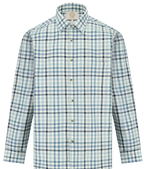 Viyella VY4150-940 Park Lane Blue club check shirt, full front