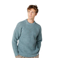 Peregrine - Waffle Crew Neck Jumper - Colour: Seafoam