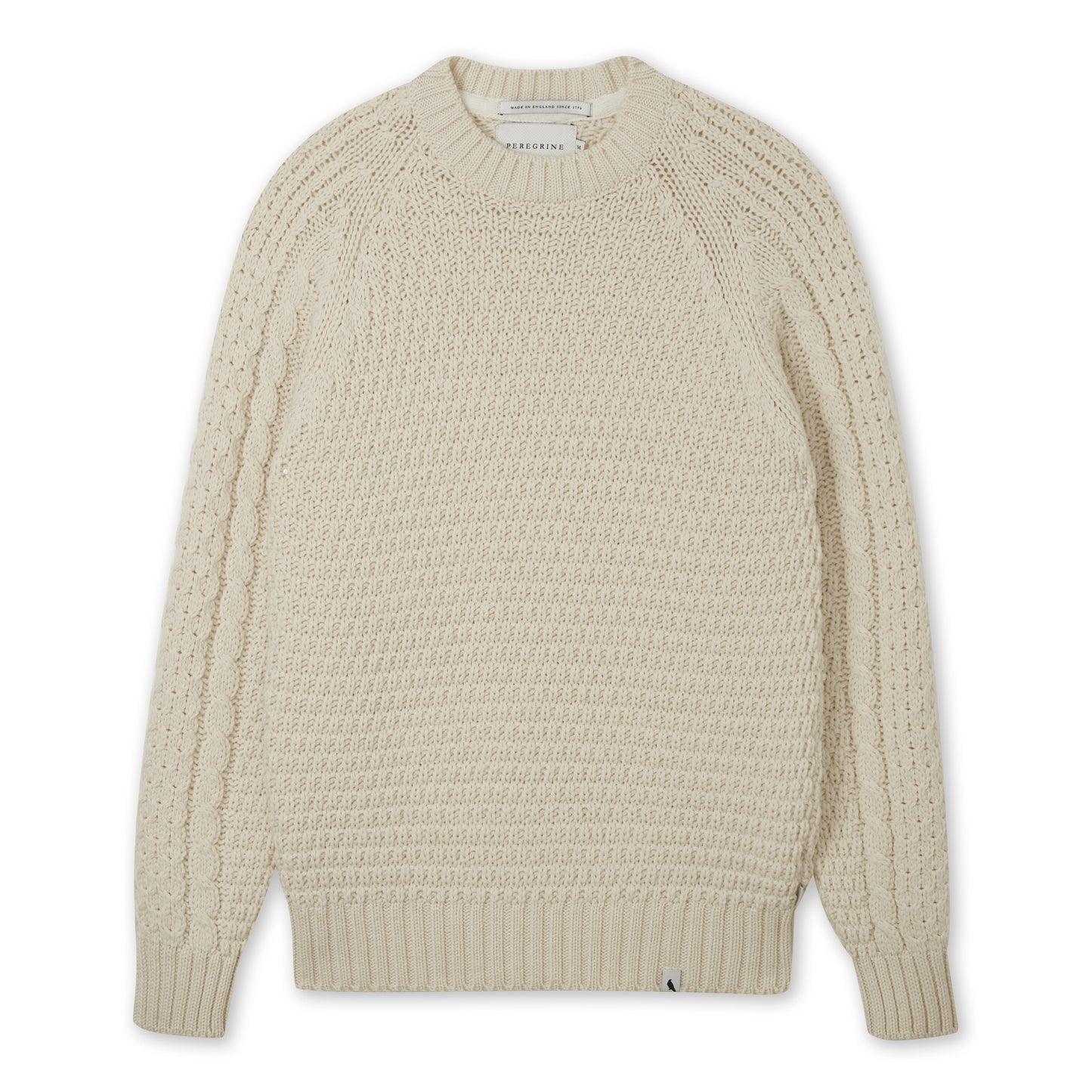 Peregrine - Winston Crew Neck Jumper - Colour: Ecru