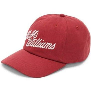 R M Williams - Script Cap Logo Cap - Colour: Red