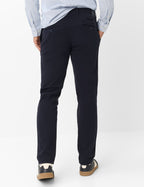 Brax Fabio IN 7-1153 chinos in Navy – back model view