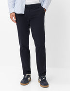 Brax Fabio IN 7-1153 chinos in Navy – front model view