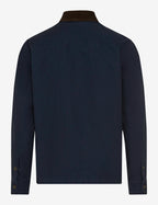 Brax Kay cord collar overshirt in Night Blue - product back