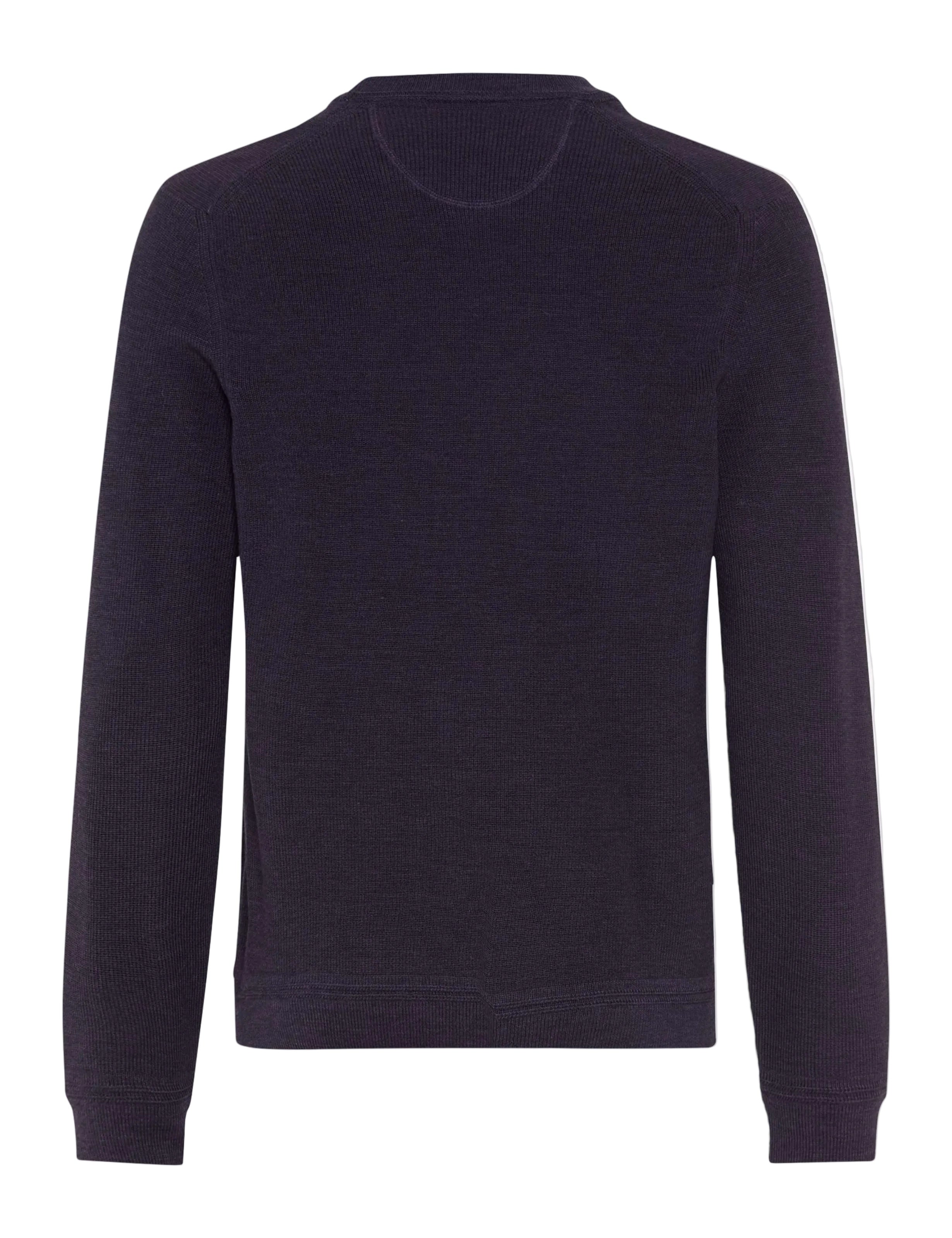 Brax Roy crew neck jumper in Plum - product back