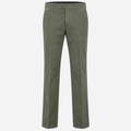 Brühl Leeds Stretch Cotton Chinos in Green – front product view