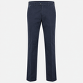 Brühl Parma B Cotton-Blend Chinos in Marine – front product view