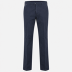 Brühl Parma B Cotton-Blend Chinos in Marine – front product view