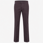 Brühl Parma B Cotton-Blend Chinos in Maroon – front product view
