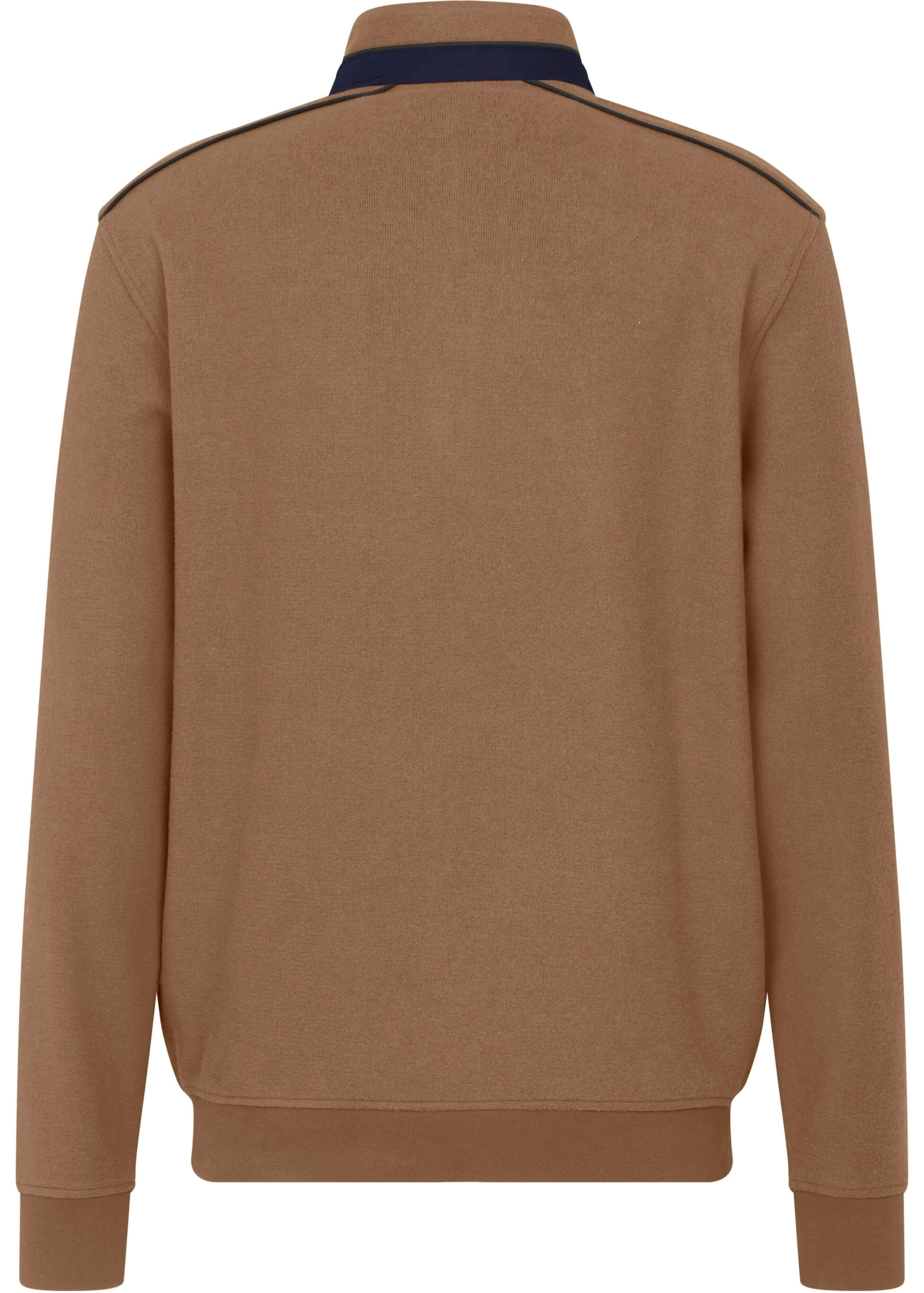 Bugatti - 1/4 Zip Pullover - Colour: Camel