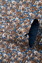 Bugatti - Print Shirt - Colour: Brown / Blue