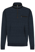 Bugatti - 1/4 Zip Pullover - Colour: Navy