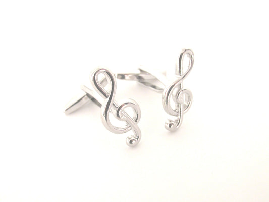 Van Buck - Novelty Cuff Links - Treble Clef -