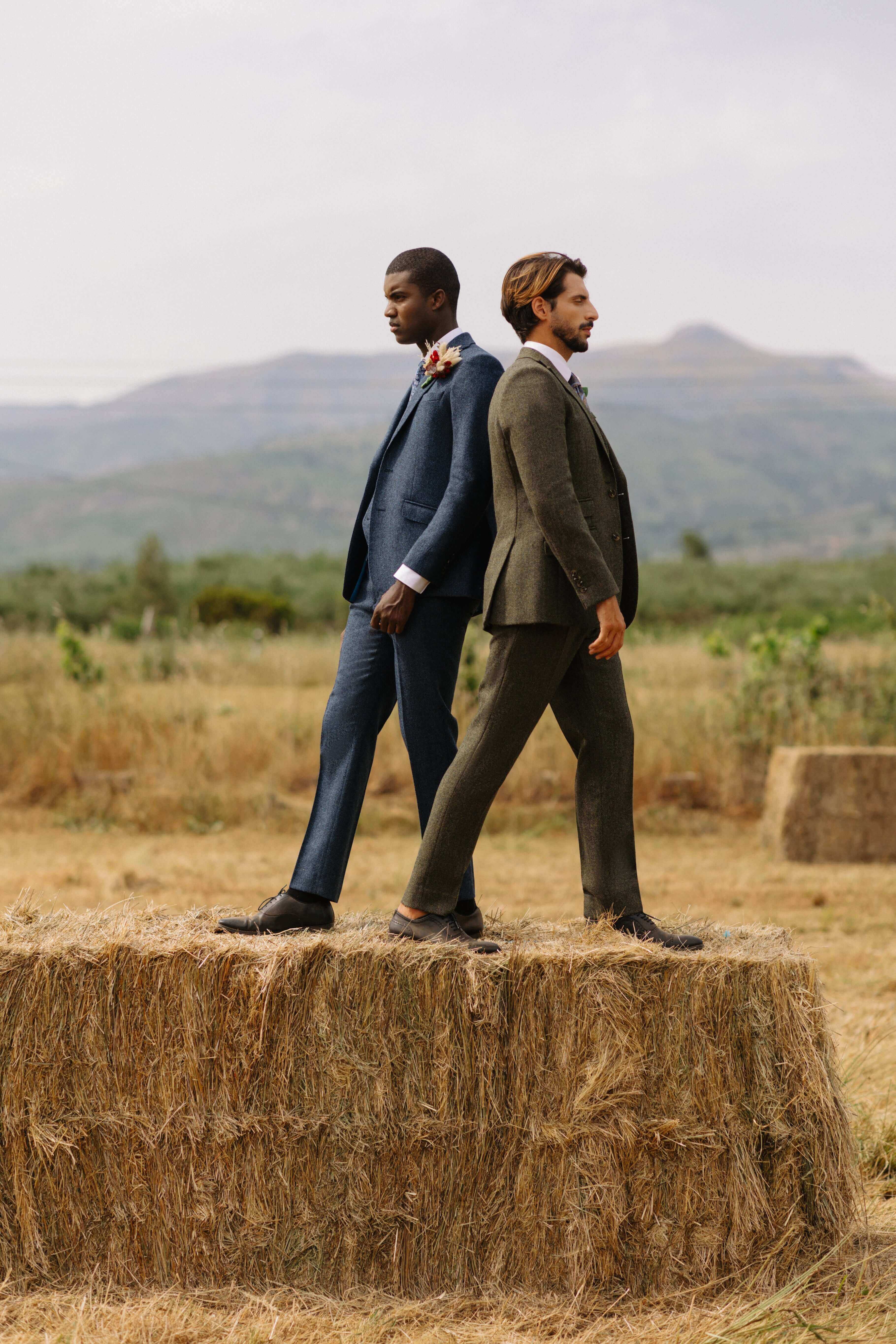 Mix & Match Herringbone Tweed Suit Trousers – Livingston