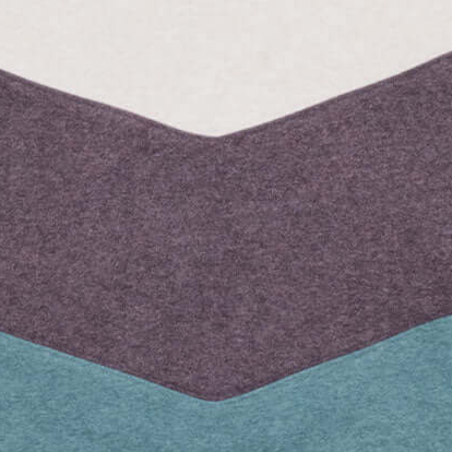 Colours & Sons - Crew Neck Sweatshirt - Colour: Purple Chevron