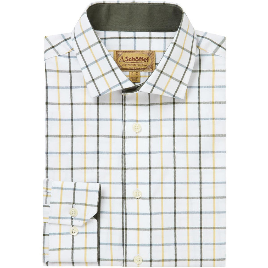 Schoffel - Baconsthorpe Tailored Shirt - Colour: Woodland Check