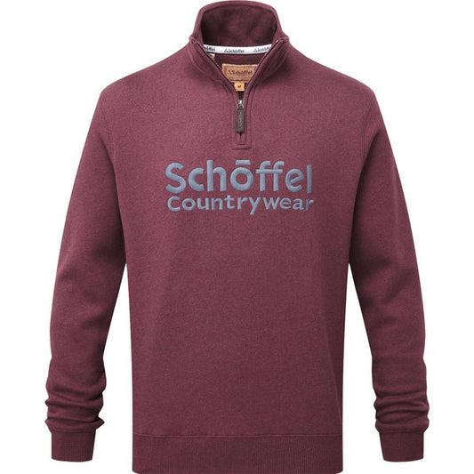 Schoffel - Bude Sweatshirt - Colour: Wine Marl