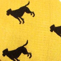 Van Buck - Silk Gun Dog Sporting Tie - Colour: Gold Labrador