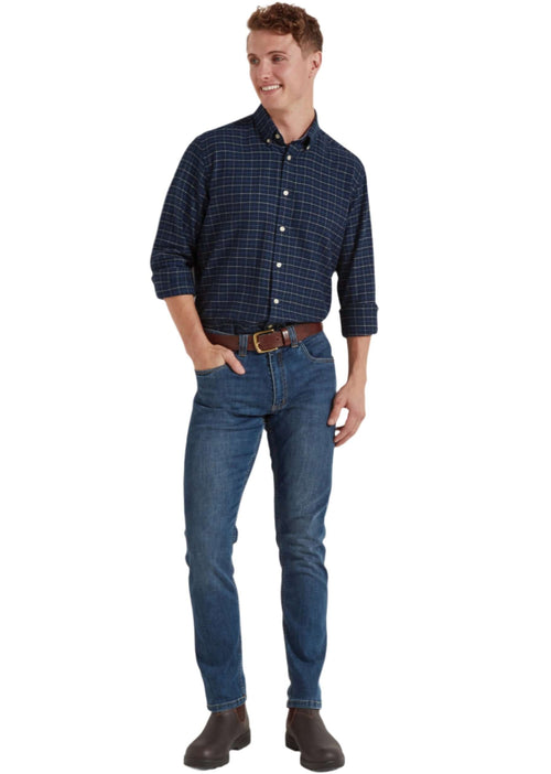 Schoffel - Aldeburgh Tailored Shirt - size: 15 1/2"