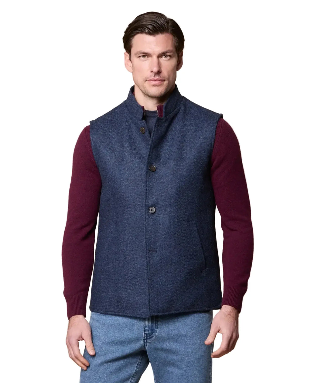 Cavan Donegal Tweed Gilet
