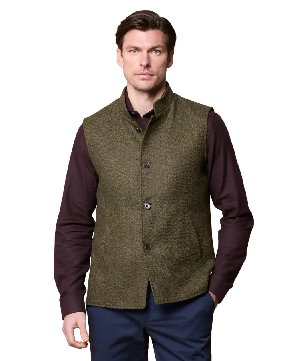 Cavan Donegal Tweed Gilet