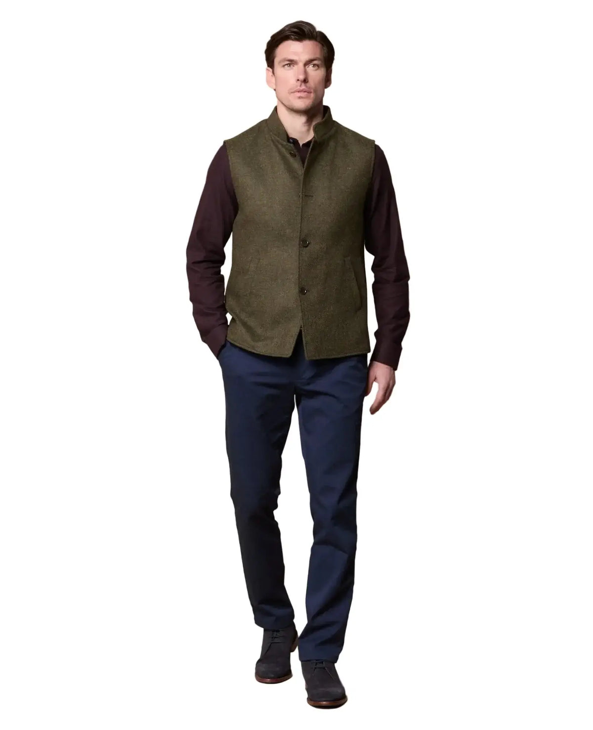 Cavan Donegal Tweed Gilet