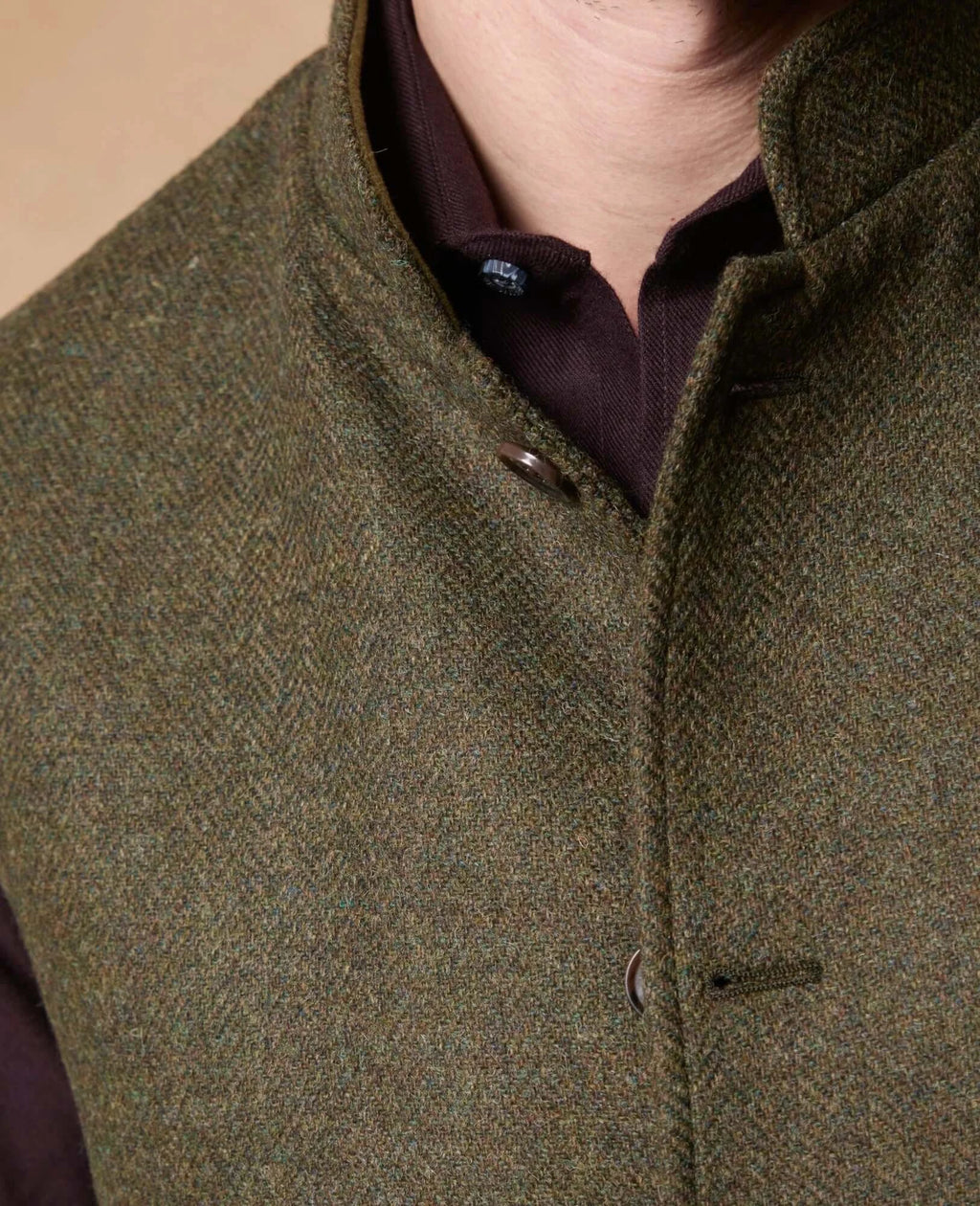 Cavan Donegal Tweed Gilet