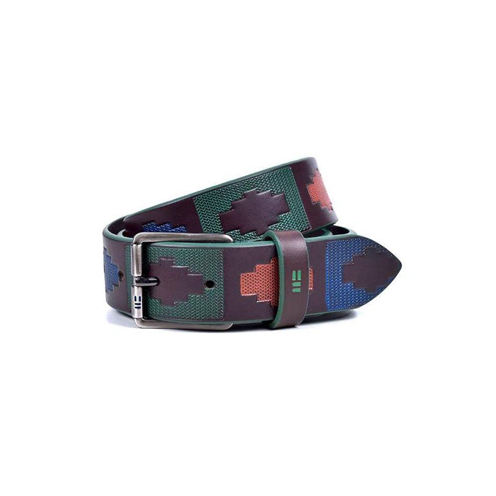 Deboss Print Leather Belt