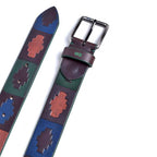 Deboss Print Leather Belt