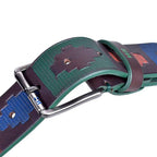 Deboss Print Leather Belt