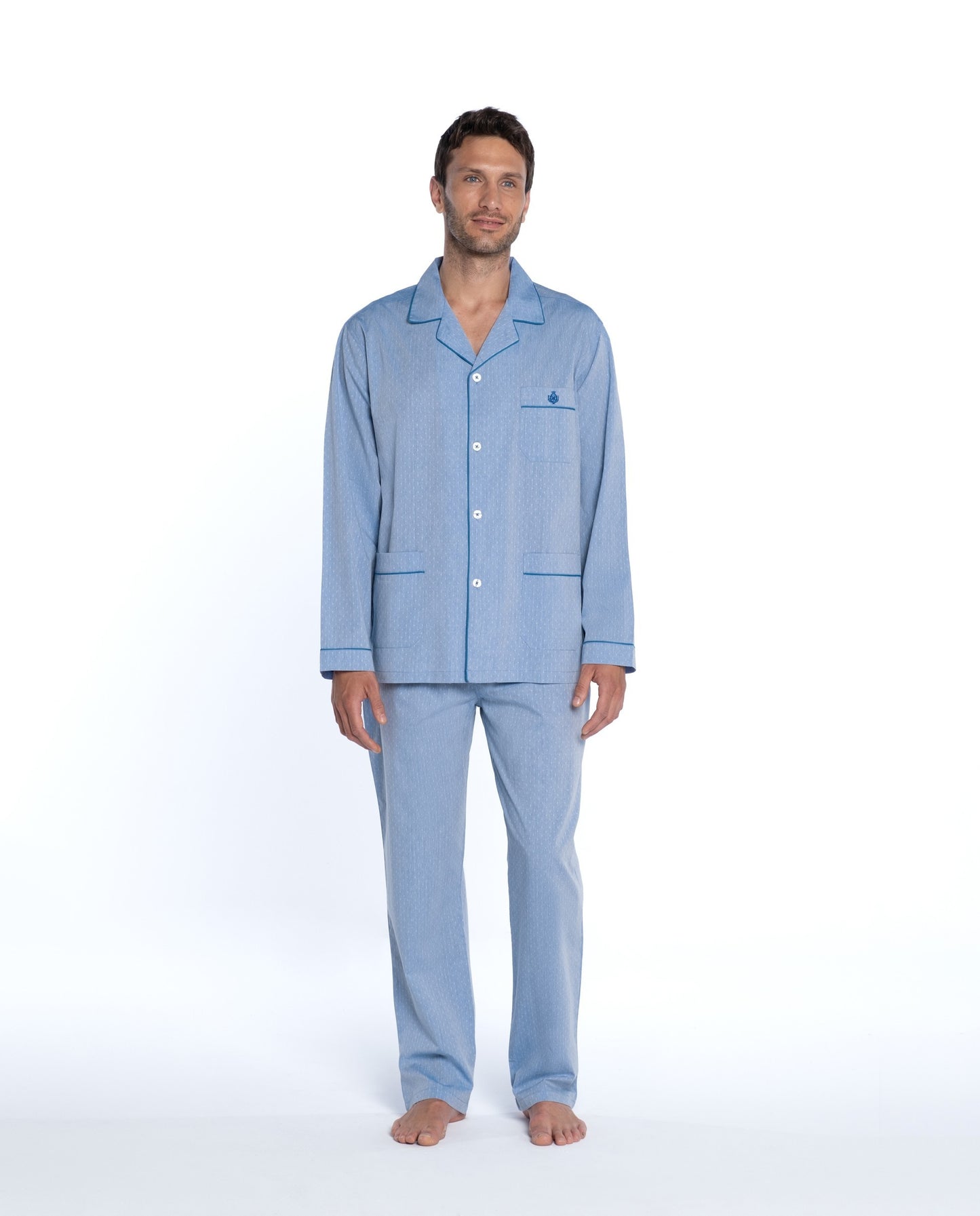 Guasch - Jacquard Pyjamas - Size: Small