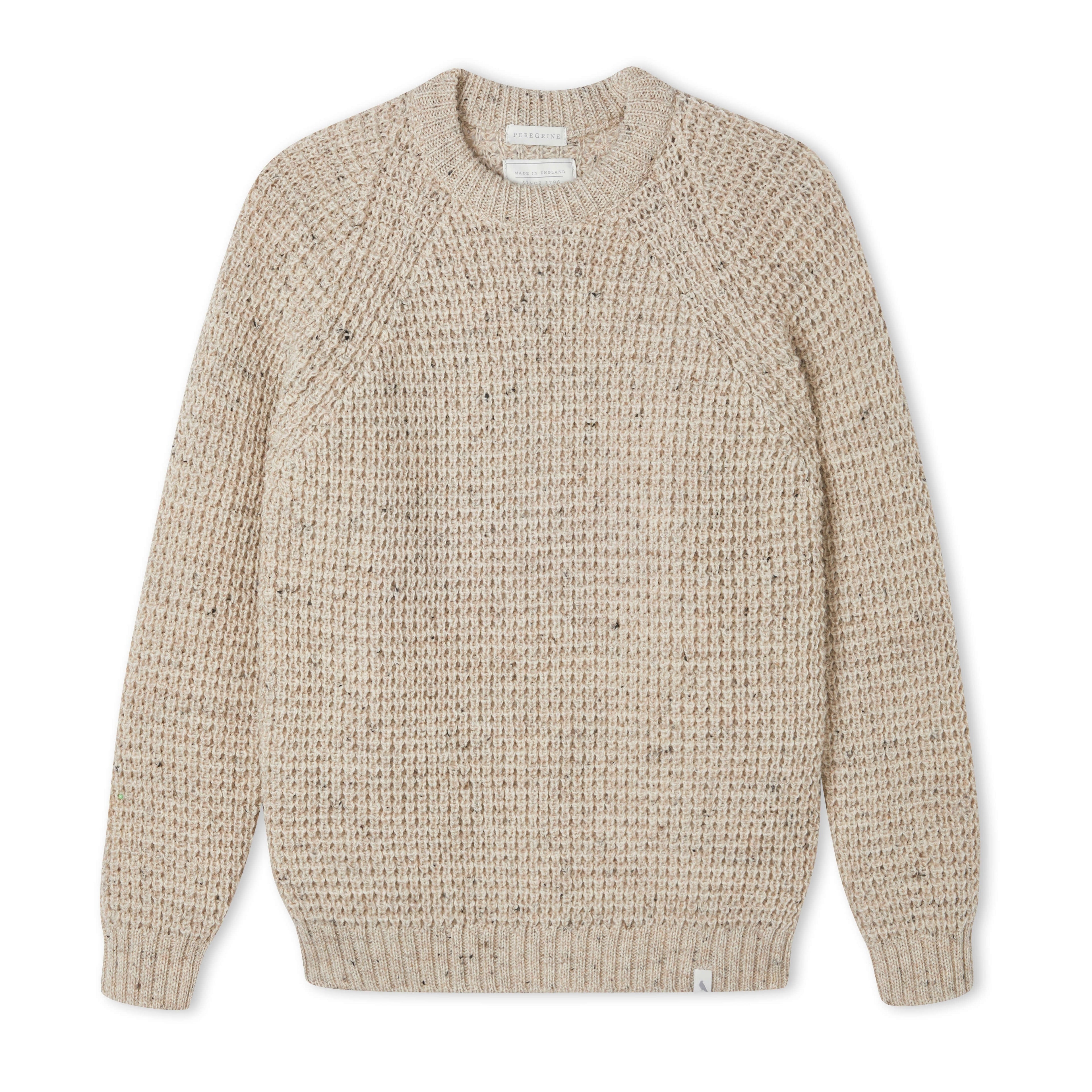 Peregrine - Waffle Crew Neck Jumper - Colour: Skiddaw